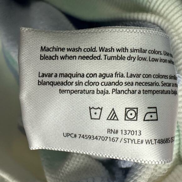 Wildfox Purple and Cream Tie-Dye Hoodie, XL - Picture 4 of 7